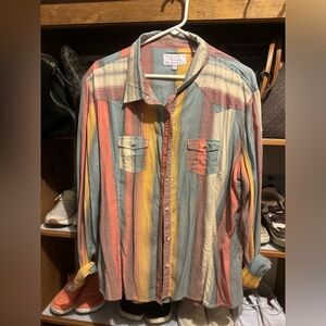 Button up blouse, gently worn.